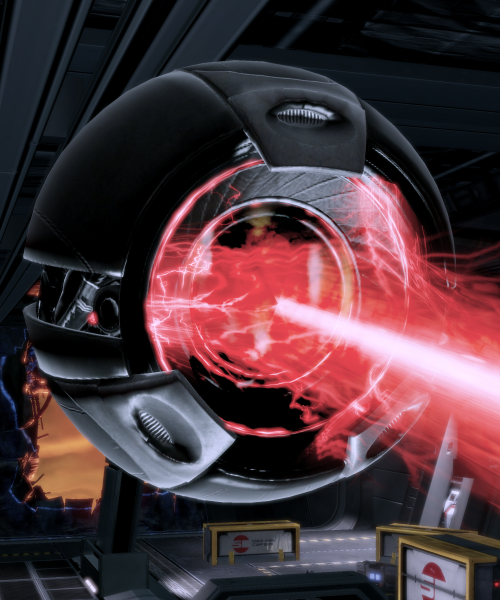 a Mass Effect combat drone